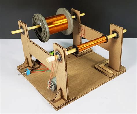 homemade coil winding machine